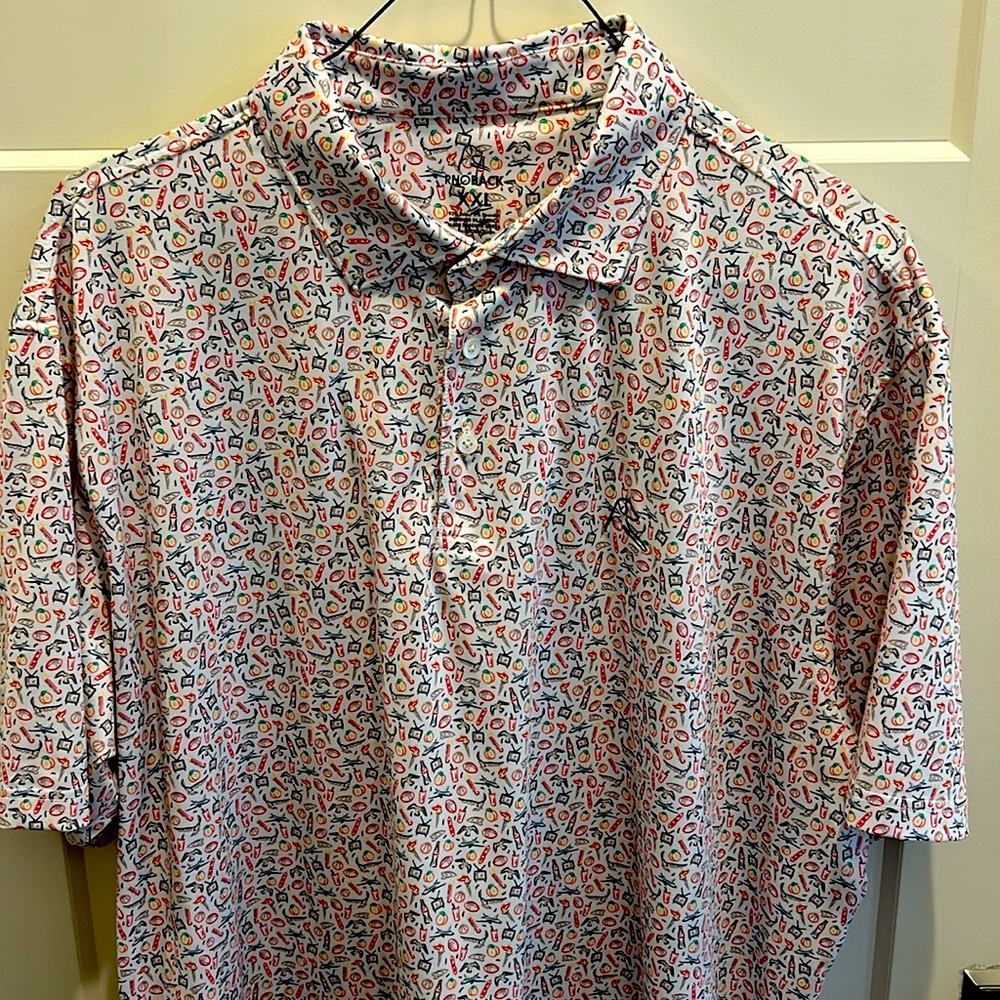 RhoBack XXL Golf Shirt. “The ATL” Themed. Perfect condition.